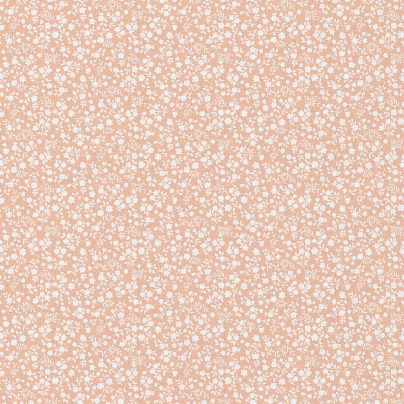 Printed Cotton SUZETTE Pink / White